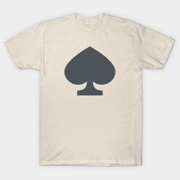 Spade Club Spades TShirt TeePublic